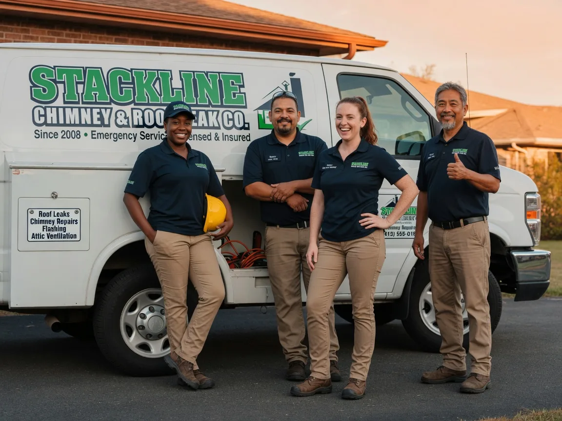 Chimney flashing repair company in Whitesboro, TX